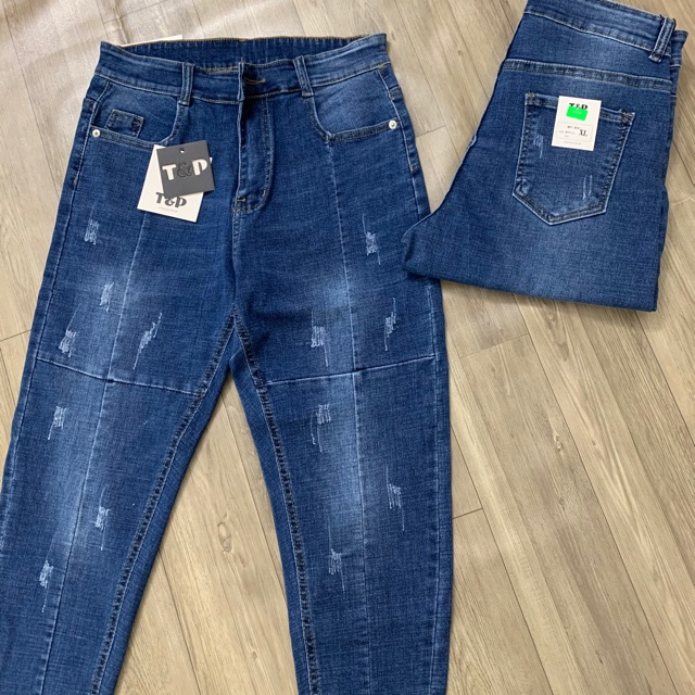 [ ngoại cỡ ] quần jean baggy bigsize 60-95kg vải co dãn tốt