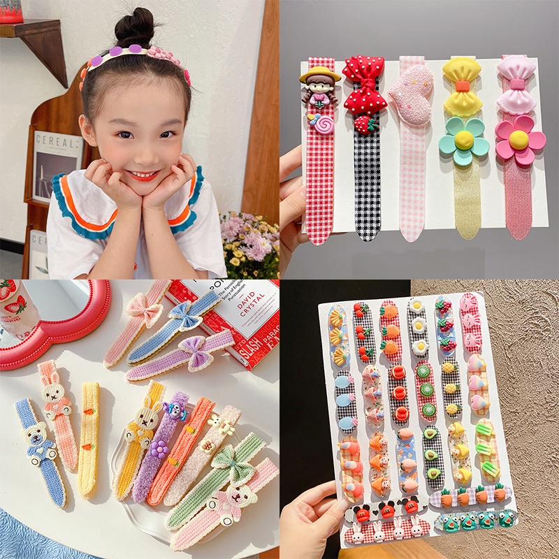 Miếng dán tóc mái dùng tạo kiểu không làm tổn thương tóc tiện lợi cho bé gái