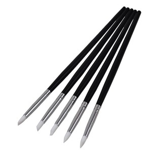 Bộ 5 cây cọ silicon vẽ keo chặn