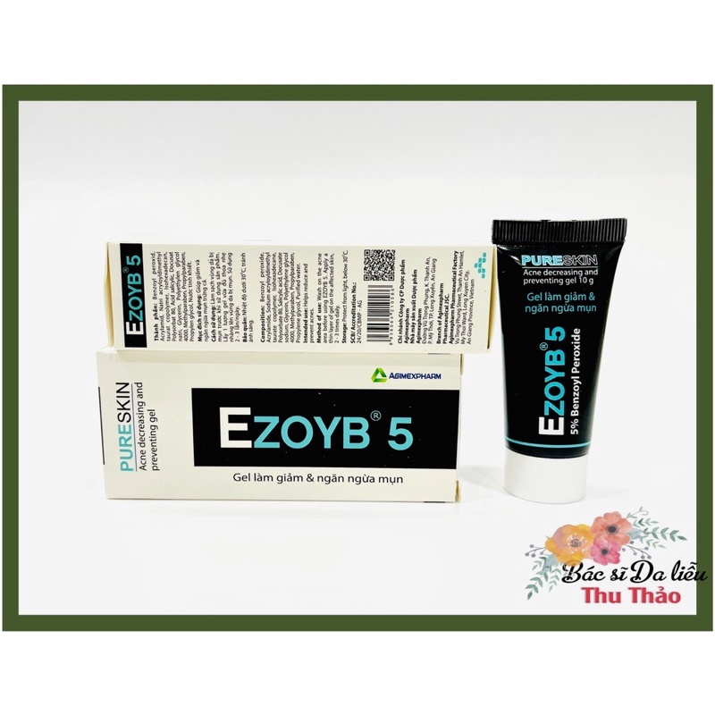 GEL GIẢM MỤN TRỨNG CÁ EZOYB 5
