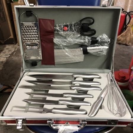 Bộ dao  Freeship  dao Inox 12 món đựng trong hộp vali