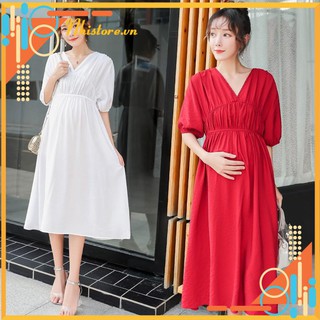 Váy bầu  ĐẦM BẦU VÁY BẦU CÔNG SỞ DÁNG DÀI