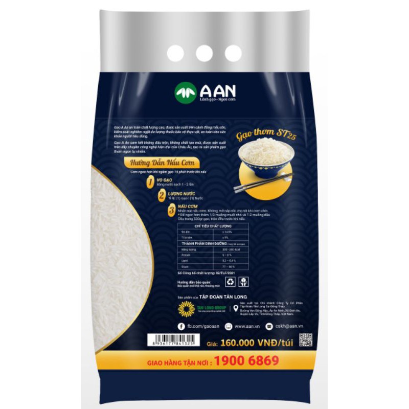 10 Kg Gạo ST25 A An Đạt Chuẩn Quốc Tế. | BigBuy360 - bigbuy360.vn