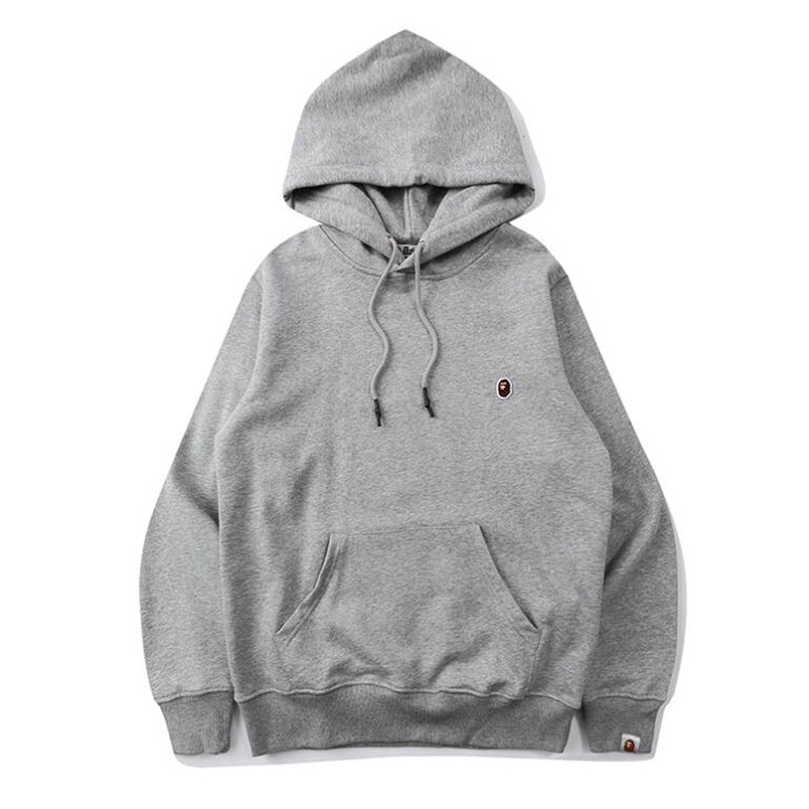 Áo hoodie cotton thêu BAPE thời trang