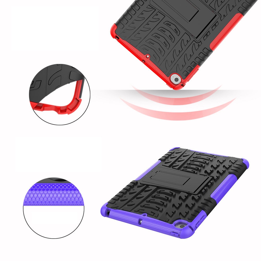 Ốp máy tính bảng Silicon + PC chống sốc 2 trong 1 cho iPad 9.7 2017 2018 Air 2 6 mini 1 2 3 4 5