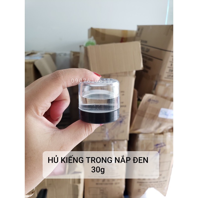 100 HỦ CHIẾT MỸ PHẨM 30g (có nắp lót)