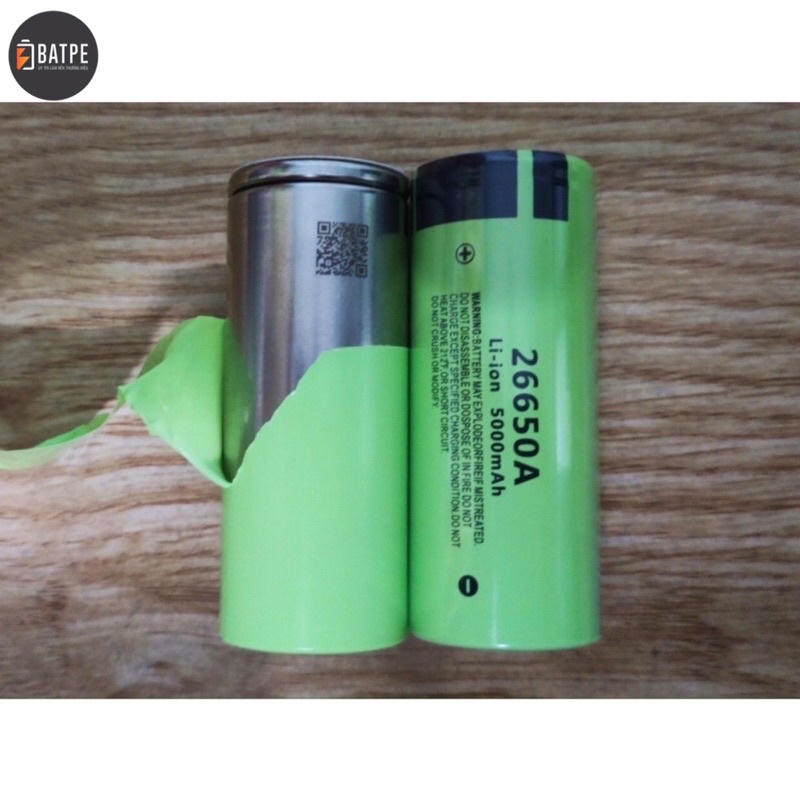 Pin sạc 26650 mới 100% Panasonic dung lượng 5000mAh xả 25A
