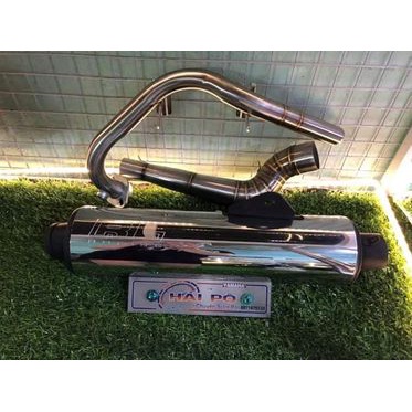 ❏♝✔Pô CBR RL 38 1.1 adaptor liền chống rè kèm cổ 2 khúc inox 304 tốt cho các dòng xe máy số và tay ga