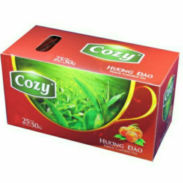 2gr Trà cozy túi lọc hương bạc hà, hồng trà, hương đào
