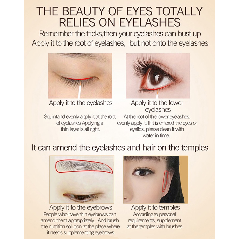 Serum kích thích mọc lông mi/lông mày/lông mi dài và cong trong 7 ngày | BigBuy360 - bigbuy360.vn