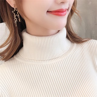 Áo len nữ cổ lọ thời trang kiểu dáng basic