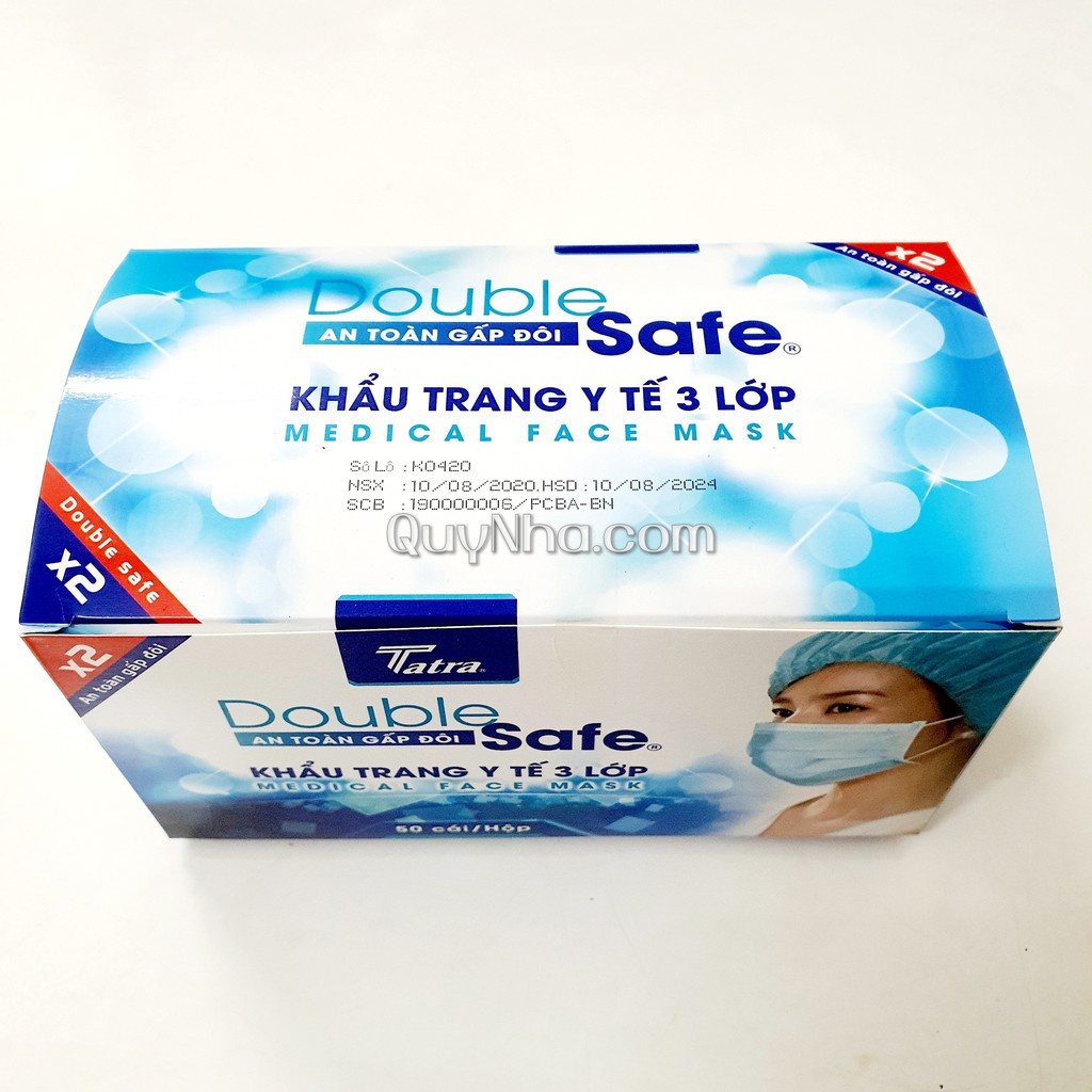 Khẩu trang y tế Doublesafe 3 lớp