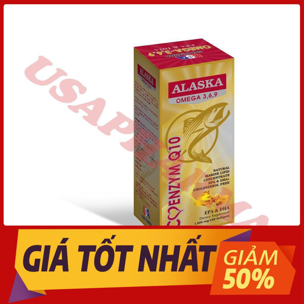 [Viên uống] ALASKA OMEGA 369 tăng cường thị lực giảm nguy cơ mắc bệnh tim mạch