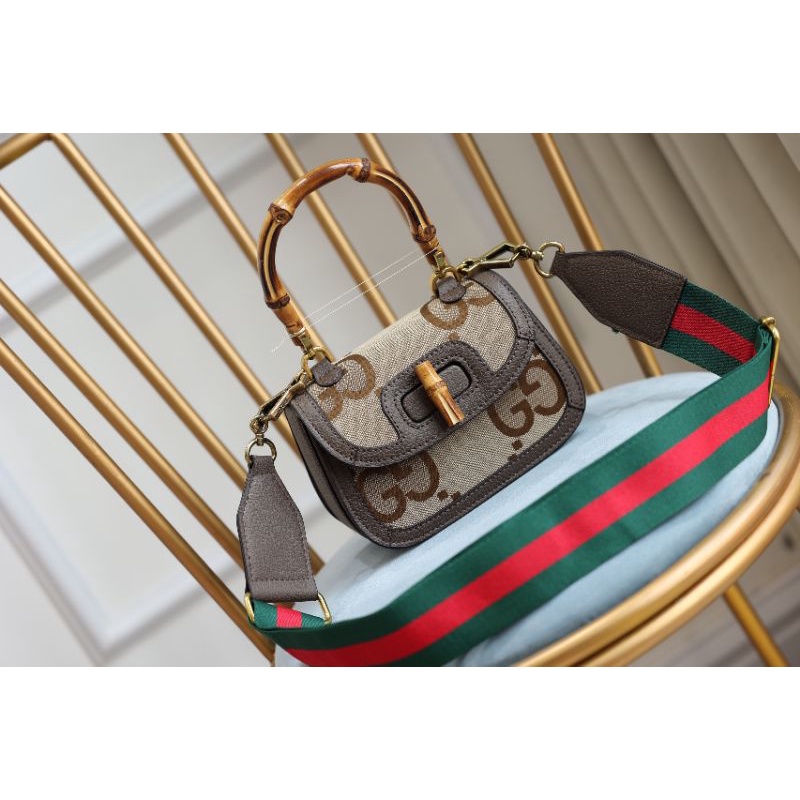 Túi xách nữ G.C Bamboo sz17cm hàng chuẩn super box nam châm xịn sò