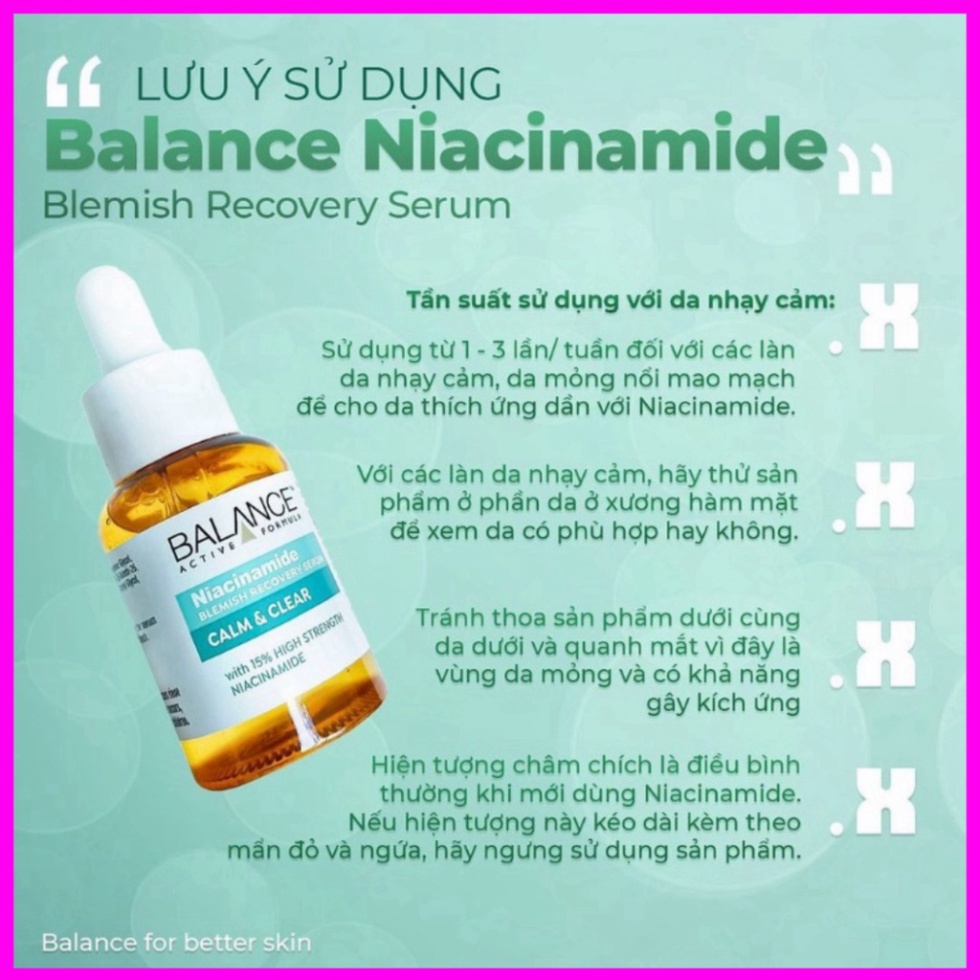 Serum ngừa mụn mờ thâm Balance Active Formula Niacinamide 15% Blemish Recovery 30ml freeship toàn quốc | BigBuy360 - bigbuy360.vn
