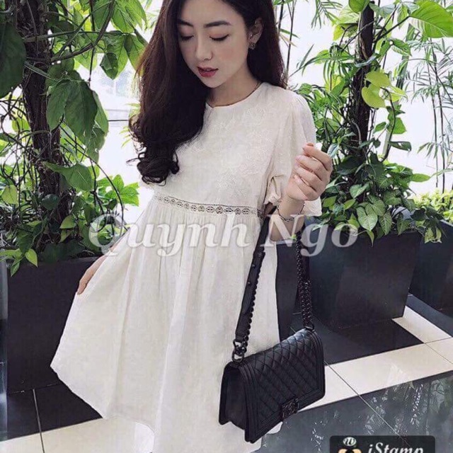 #zara ĐẦM BABYDOLL TRẮNG