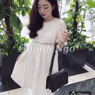 #zara ĐẦM BABYDOLL TRẮNG