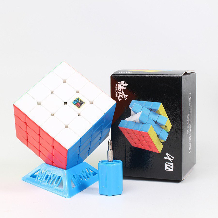 ❤️ HOTSALE ❤️ Rubik NAM CHÂM 4x4x4 HM4M MoYu MeiLong 4M Stickerless - TẶNG ĐẾ RUBIK VÀ VÍT