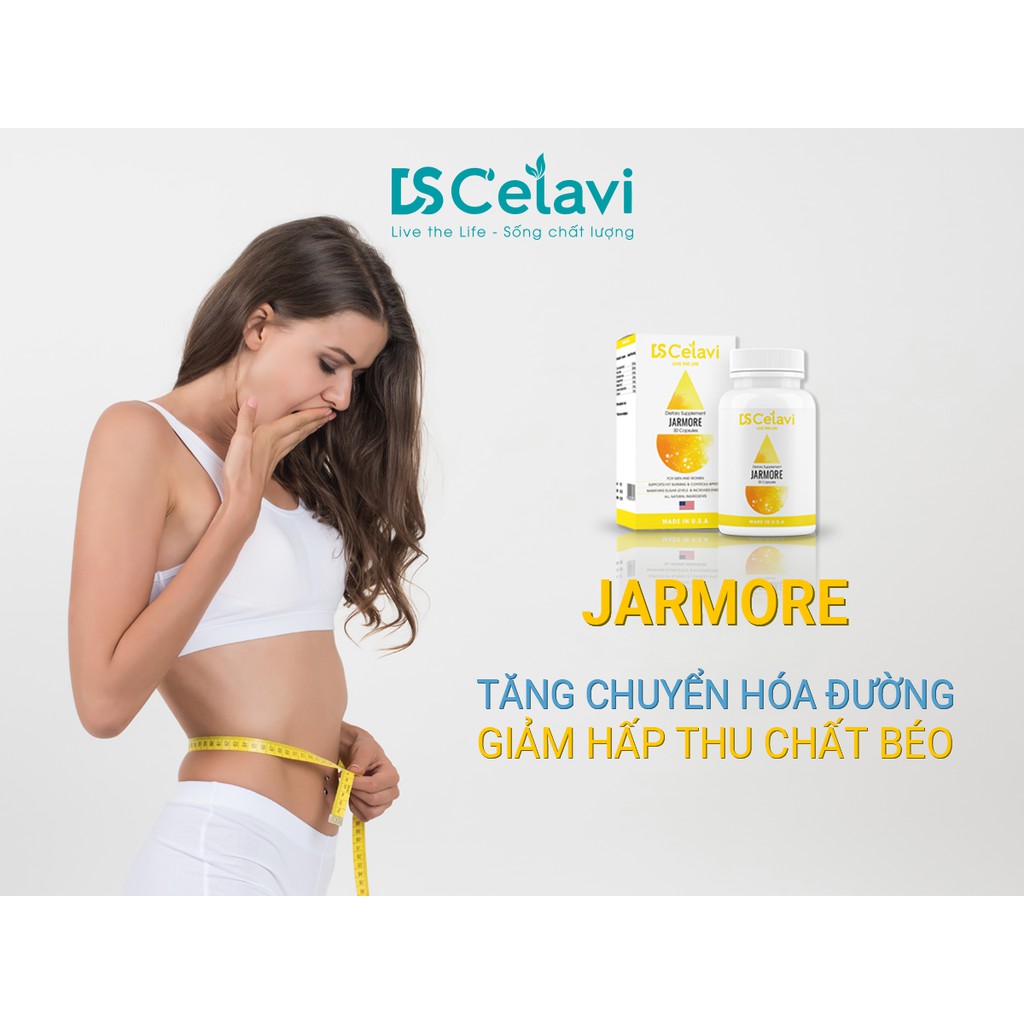 [ DSC'ELAVI - NHẬP KHẨU MỸ ] Viên uống giảm cân JARMORE