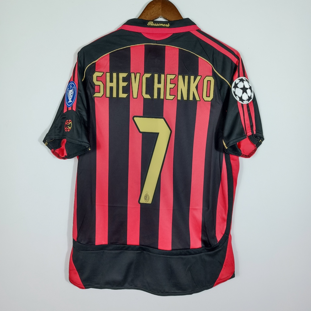 Áo Thun Bóng Đá Đội Tuyển MILAN 06/07 2006/2007 AC MILAN