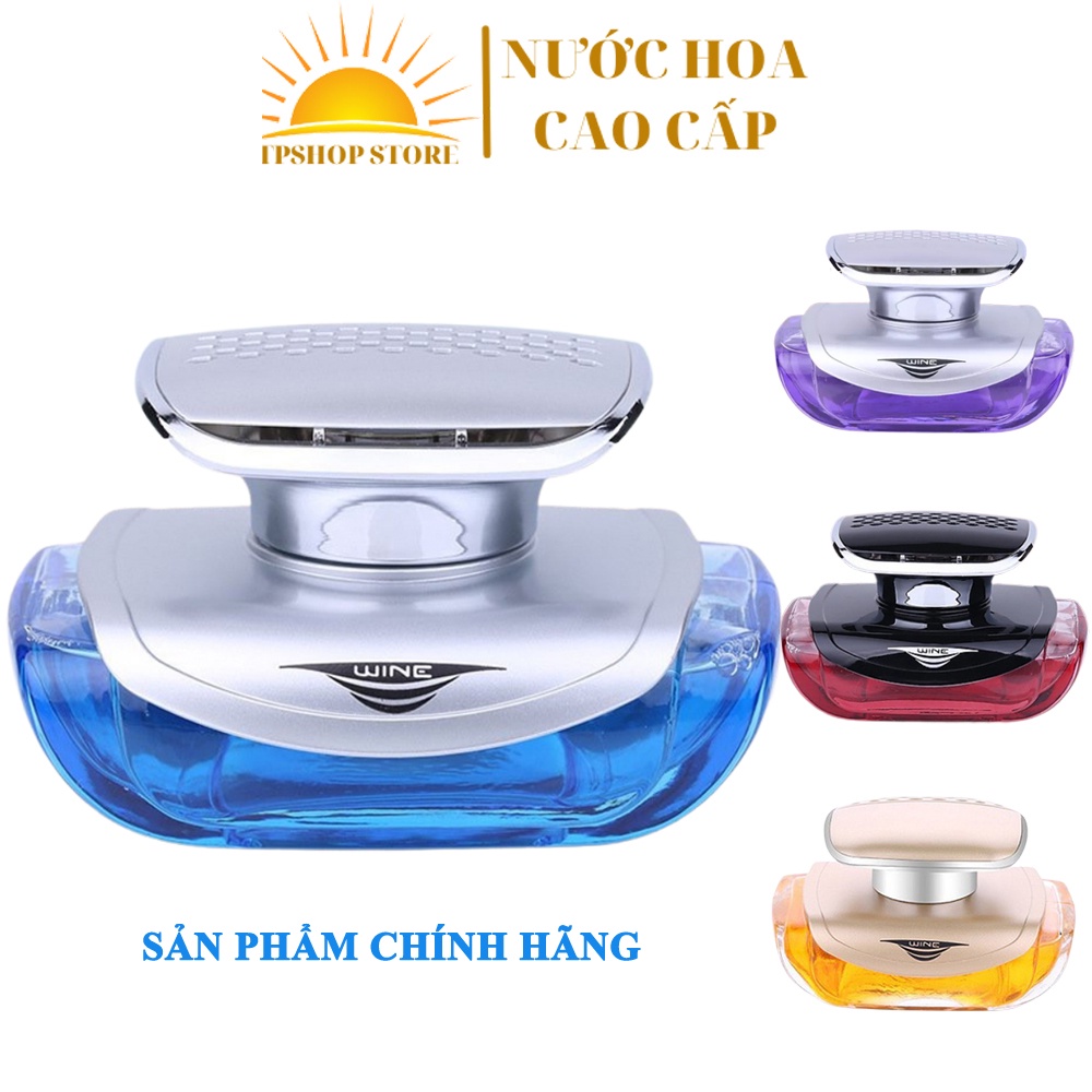Nước hoa ô tô WINE tinh dầu xe hơi cao cấp đặt taplo ô tô khử mùi chống say xe hoàn toàn từ thiên nhiên