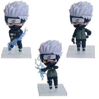 Set 3 mô hình nhân vật Hatake Kakashi 11cm kèm hộp trong phim Naruto để trang trí