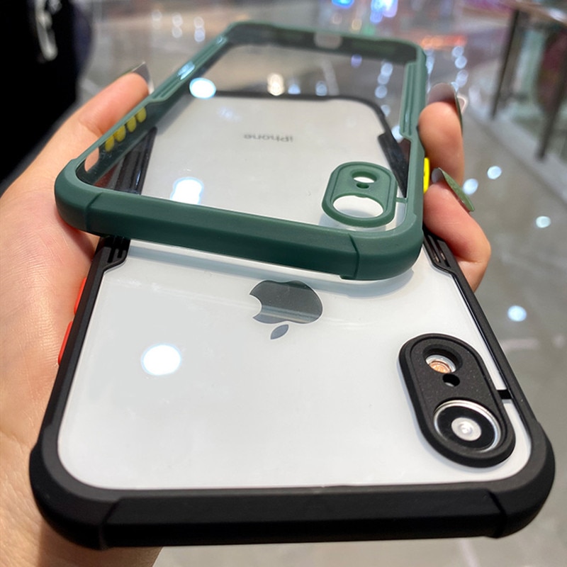 Ốp Điện Thoại Trong Suốt Chống Sốc Cho iPhone 12 Pro Max 11 Pro Max XR X XS 7 8 Plus SE 2 2020