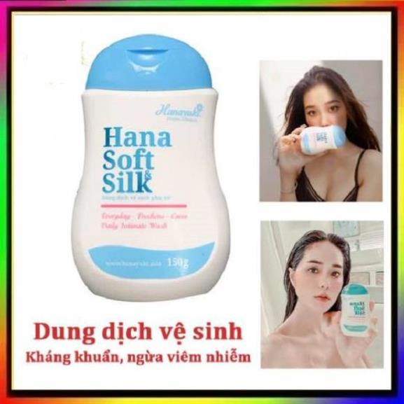 Dung dịch vệ sinh phụ nữ Hana Soft Silk