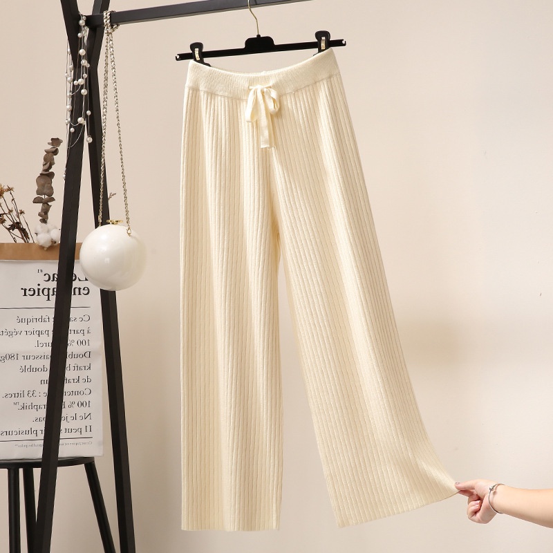 Quần thun tăm , quần ống rộng thun tăm xuất hàn BIGSIZE (40-80KG) phong cách hàn quốc [cam kết ảnh tự chụp 100%]