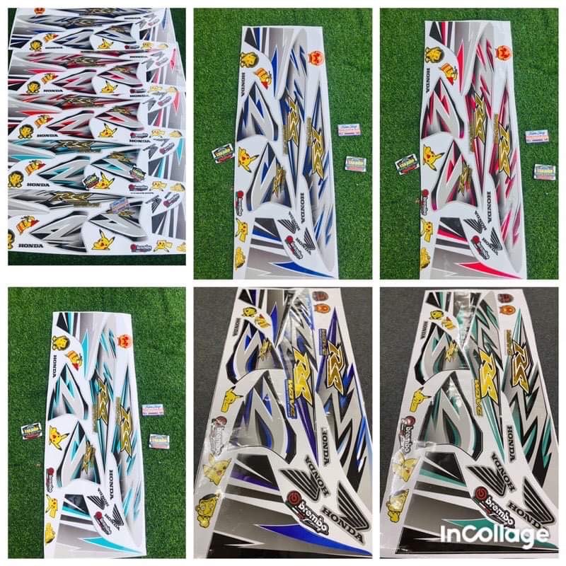 Tem Rời Wave 50cc/100cc/110cc Ghép Crom Đủ Màu Cực Chất/ Tem Wave Alpha 3 Lớp…