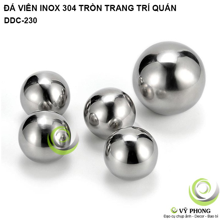 ĐÁ VĨNH CỮU TRÒN INOX 304 ĐẠO CỤ PHA CHẾ TRANG TRÍ CHỤP HÌNH ĐẠO CỤ CHỤP ẢNH SẢN PHẨM INS DDC-230