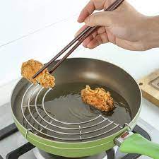Combo 2 vỉ gác chảo innox tiện dụng