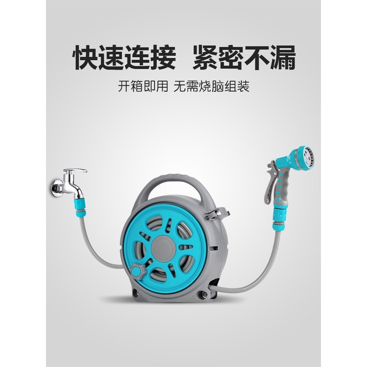 Bộ vòi rửa xe tưới cây giãn nỡ ống nước 12m tăng áp lực nước chống gãy gập ống