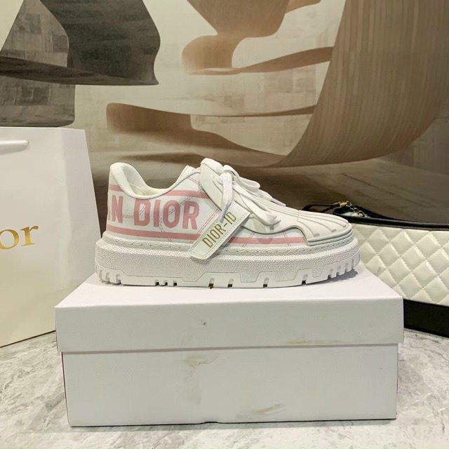 GIÀY CHRISTAN DI.Or TRẮNG NÂU ID SNEAKER LAI AU