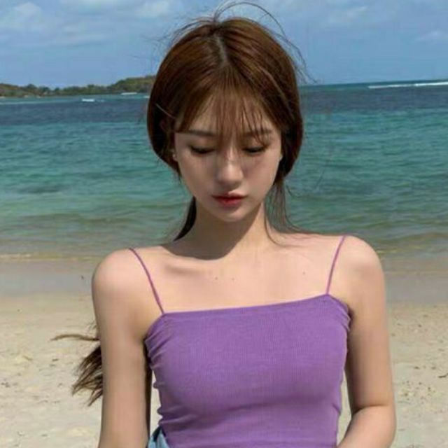 [Mã FAMARAL2 giảm 10K đơn 50K] Áo 2 dây bún trơn màu cực đẹp giá lẻ = sỉ💓💓