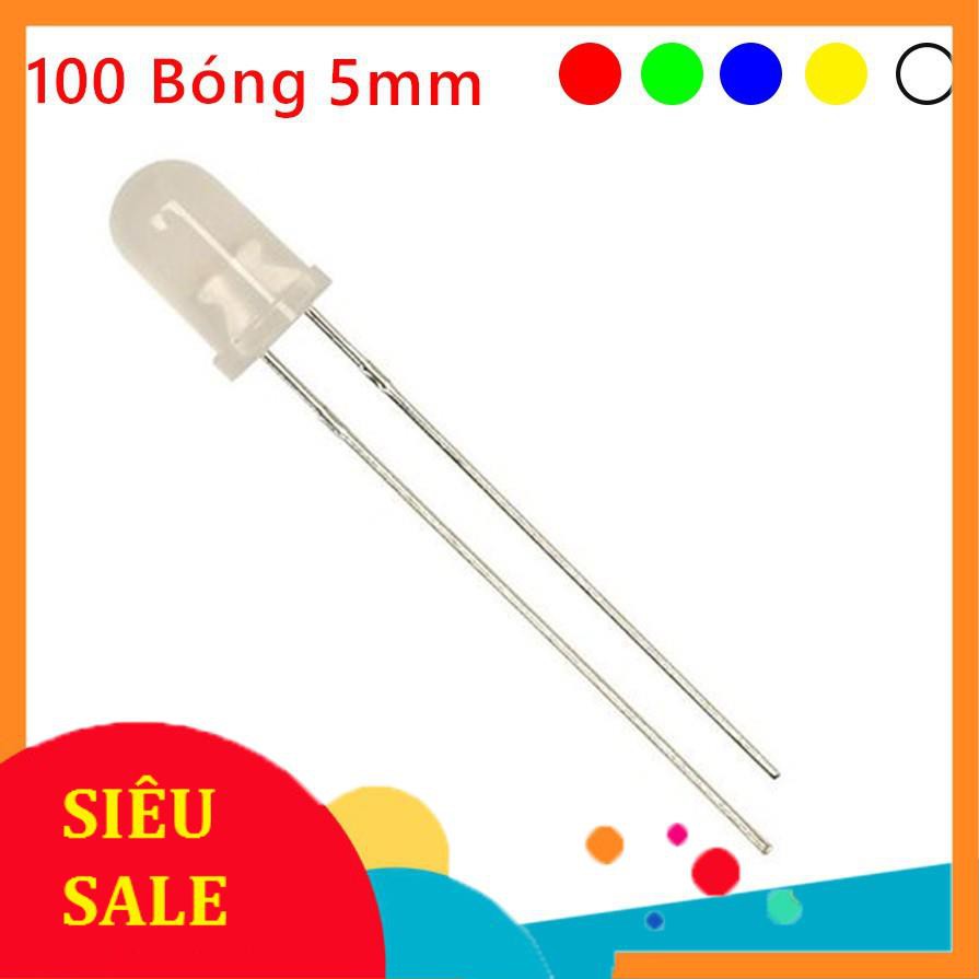 Gói 100 Con Led Đục 5mm