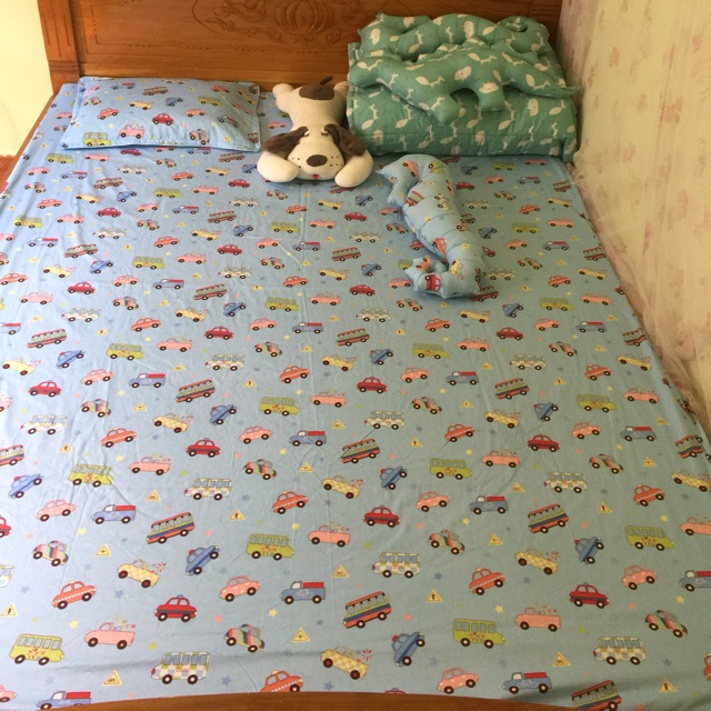 Bộ ga gối gấu ôm
