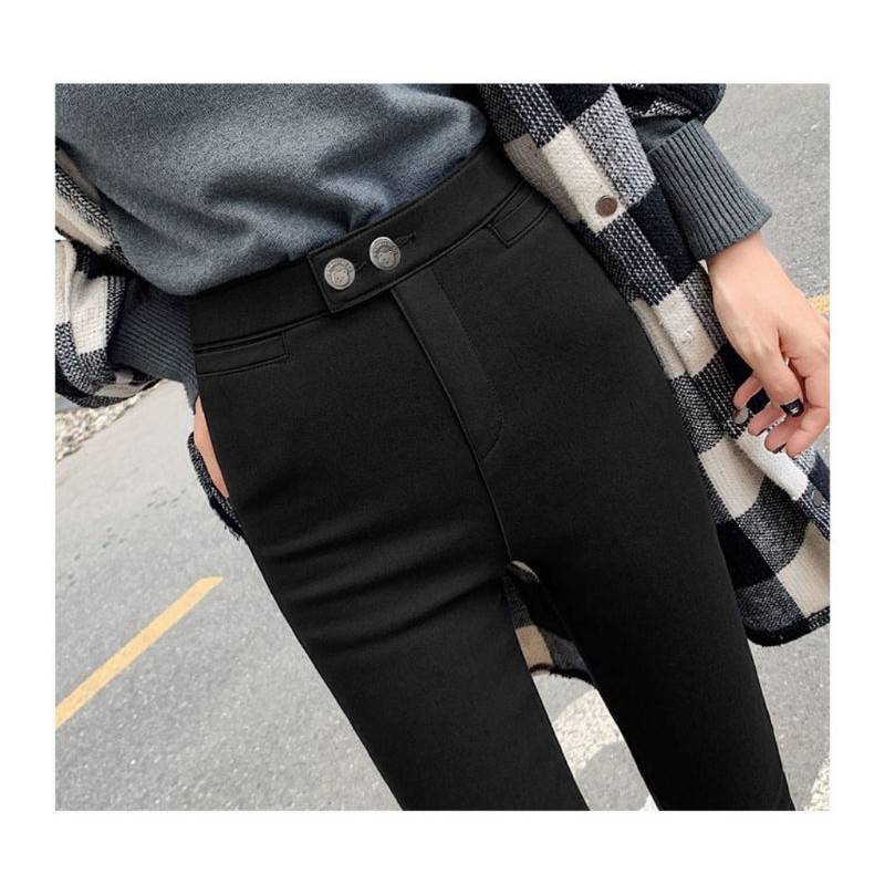 Quần legging lót nỉ