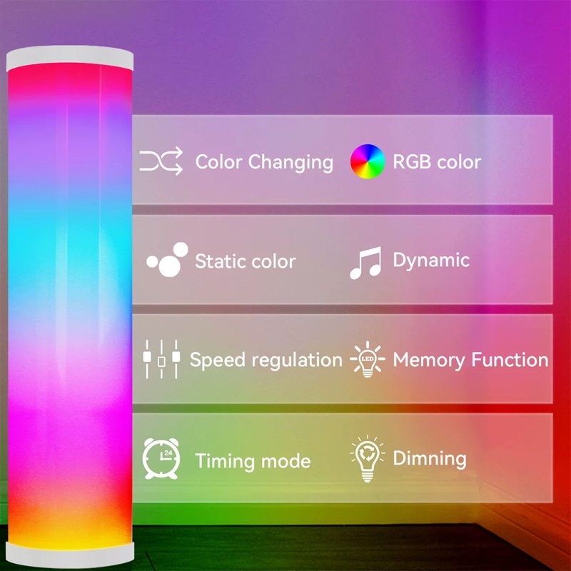 Đèn led rgb đa sắc màu nhấp nháy theo điệu nhạc