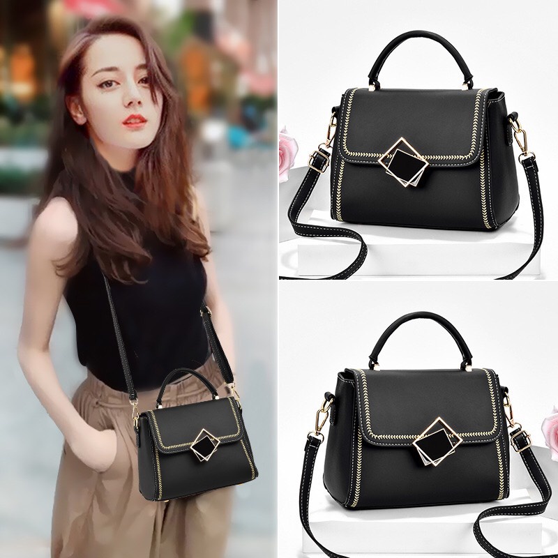 Túi Xách Nữ Khóa Gương Da Đẹp Cao Cấp Thời trang giá rẻ Rui Store TX3