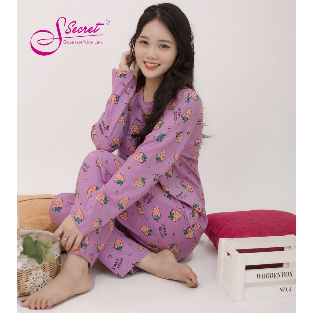 [Mã INCU50 giảm 50k đơn 250k] Đồ bộ nữ Pijama dài tay bộ mặc nhà dễ thương thun sữa mềm mại