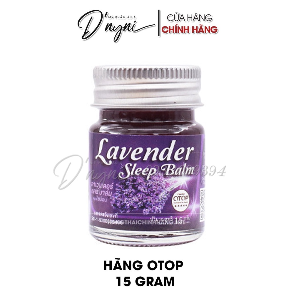 Dầu Cù Là Giúp Ngủ Ngon LAVENDER SLEEP BALM OTOP 15g Thái Lan