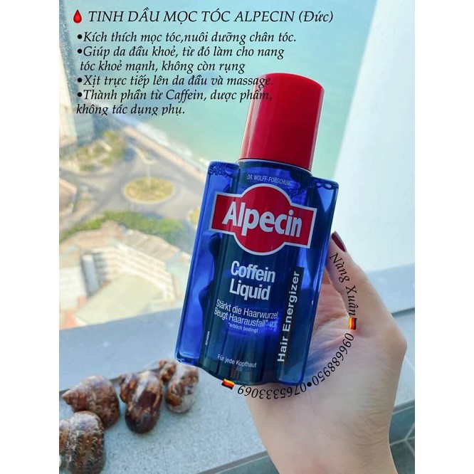 Tinh dầu mọc tóc Alpecin Coffein Liquid - Chống rụng tóc, chữa hói đầu.