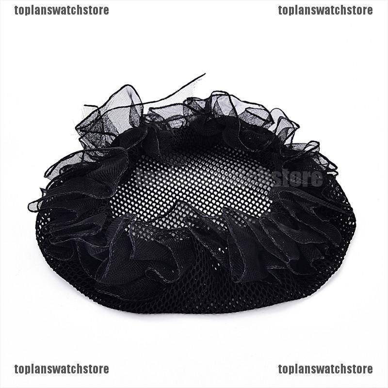 [COD Tope] Búi Tóc Lưới Búi Tóc Màu Đen Trơn Dành Cho Nữ