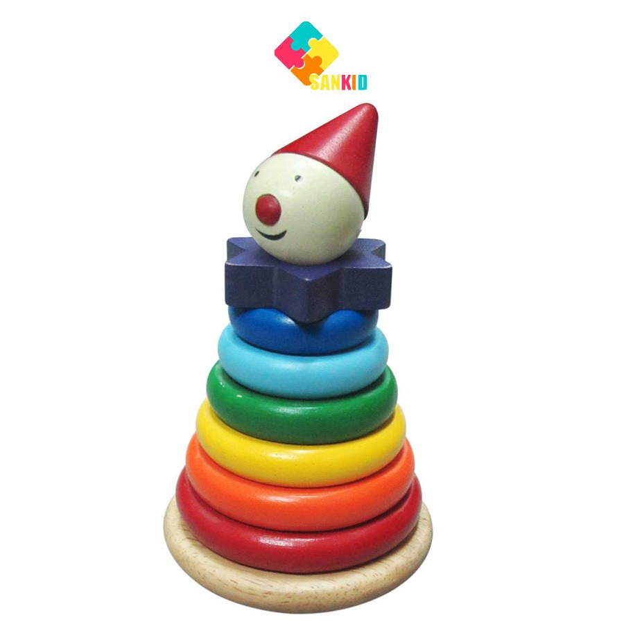 Cầu vồng chú hề - Đồ chơi gỗ Winwintoys