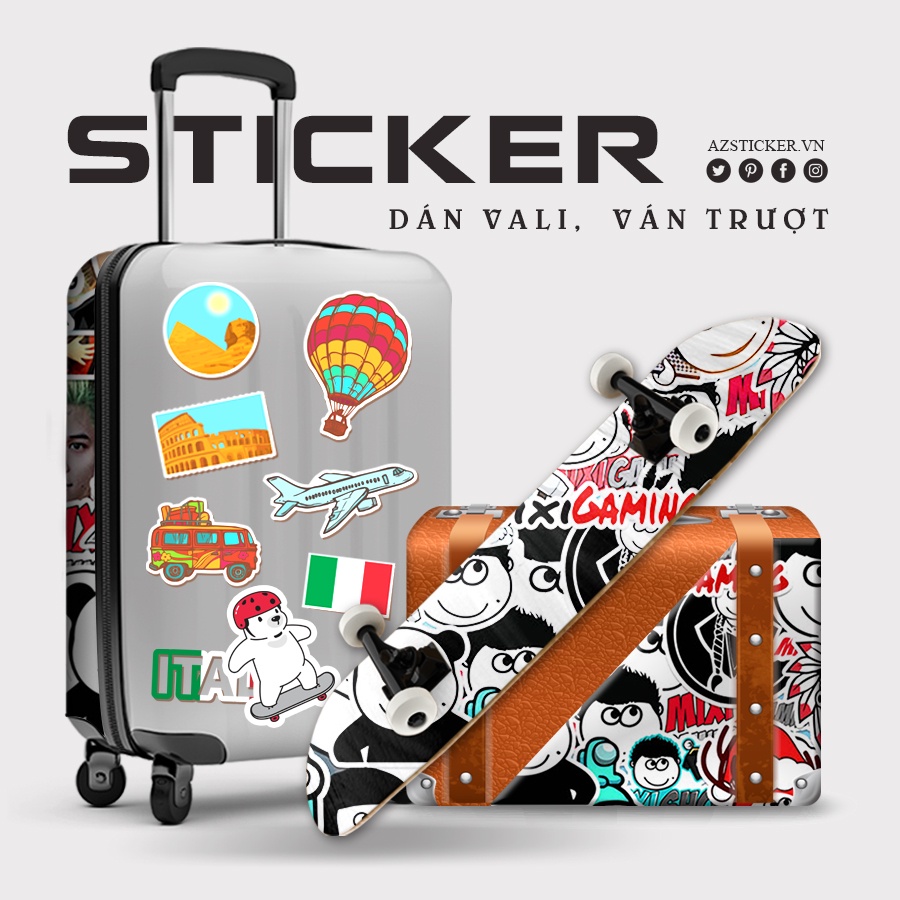 Sticker Độ Mixi | Sticker Dán Xe, Tem Dán Xe Máy, Xe Điện Chống Thấm Nước, Chống Bay Màu