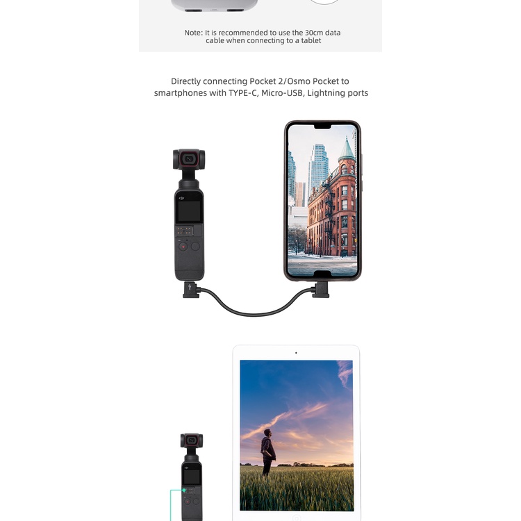 Dây Cáp USB Cho DJI MINI 3 Pro / DJI air 3 / MINI 2 / FPV / Pocket 2 / MAVIC air 2 / air 2S / 3 OSMO Pocket