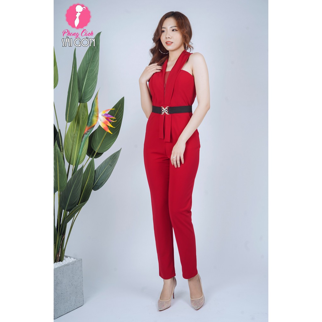 Jum dài cổ vest phối lưới (tặng kèm belt) Phong Cách Sài Gòn SJ760