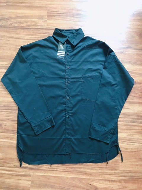 Áo khoác sơ mi kaki tay dài nam nữ unisex form Hàn quốc