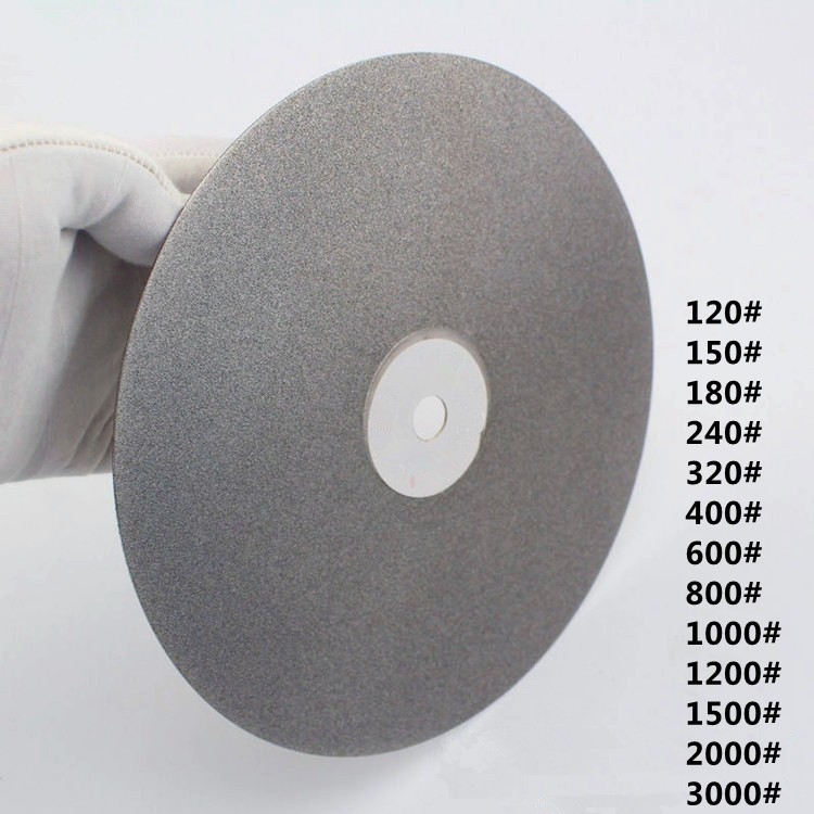 Đĩa mài kim cương, đĩa mài kính 150mm (cc120), mài đá quý, ngọc, hợp kim, kiếng